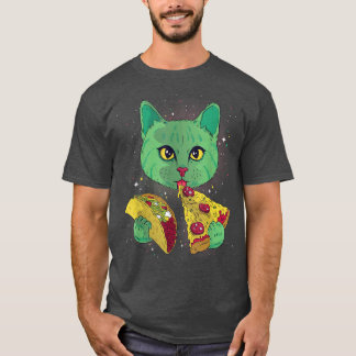 T-shirt Cats Pizza Astronaut sauvage - Astral Conception C