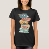 T-shirt Cats Reading Books  Book  Kitten Reader Group (Devant)