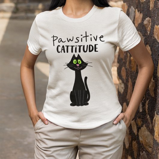 T-shirt Cattitude de la tendance