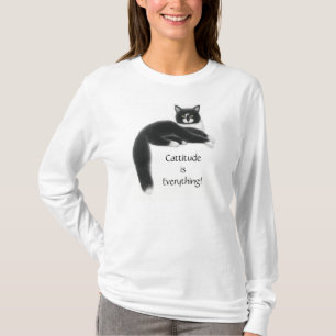 T-shirt Cattitude est tout chemise de Bella Flowy