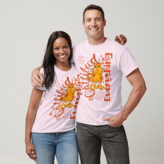 T-shirt Cattitude Over Everything - Fun & Sassy Cat Design