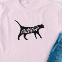 T-shirt Cattitude pour amoureux des chats | Cadeau