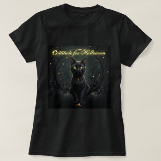 T-shirt "Cattitude pour Halloween"-