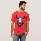 T-shirt cattle skull (Devant entier)