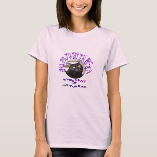 T-shirt Caturday (Devant)
