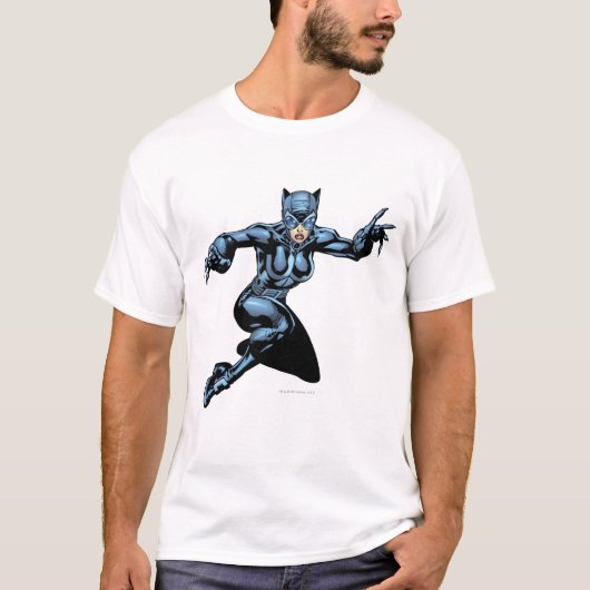 T-shirt Catwoman avec des lois (Devant)