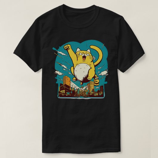 T-shirt Catzilla (Design devant)