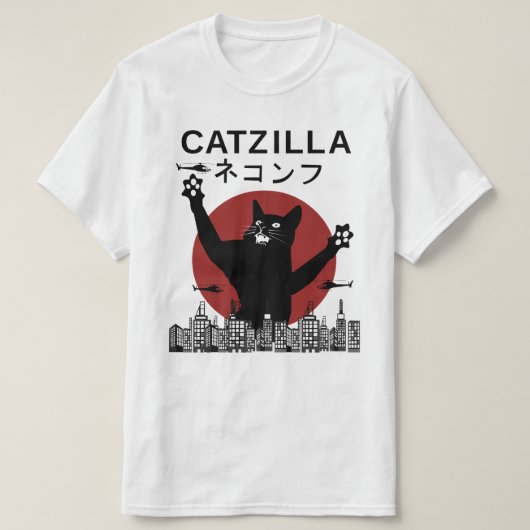 T-SHIRT CATZILLA (Design devant)