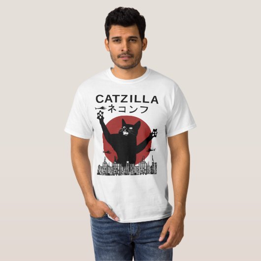 T-SHIRT CATZILLA (Devant entier)