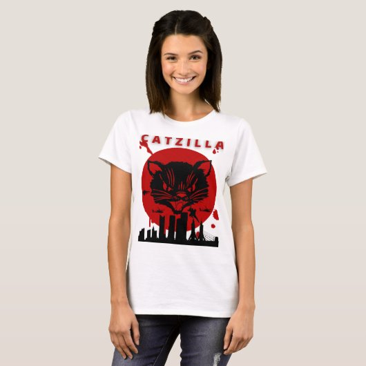 T-shirt catzilla (Devant entier)