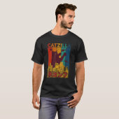 T-shirt Catzilla Ca Chat Chat (Devant entier)