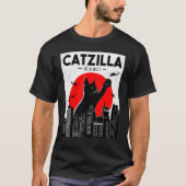 T-shirt Catzilla Ca  Chat Chat (Devant)