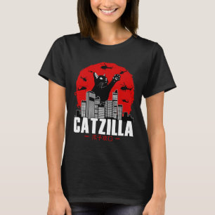 T-shirt Catzilla Cute Chat Stuff Pour Amoureux des chats