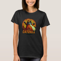 Catzilla Drôle Chat Monstre Halloween