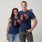 T-shirt Catzilla Fierce Feline Monster rétro (Unisexe)