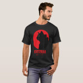 T-shirt Catzilla Funny Cat Shirt, Funny Cat (Devant entier)
