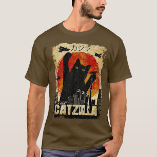 t-shirt Catzilla Funny Kitten en Cat