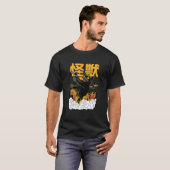 T-shirt Catzilla Giant Chat Japonais Anime Art (Devant entier)