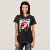 T-shirt Catzilla grand mème floppa Flopzilla Caracal Chat (Devant entier)
