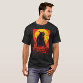T-shirt Catzilla Japonaise Cuite Chat Stuff Chat Chat Mama (Devant entier)
