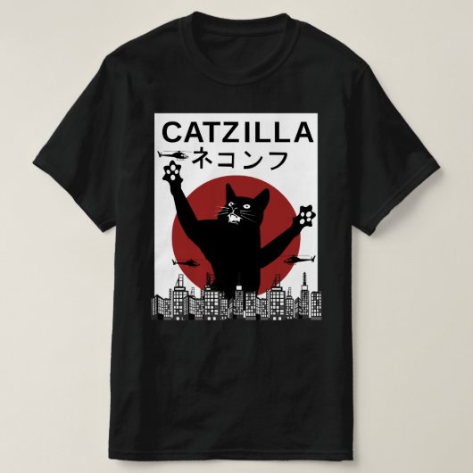 T-SHIRT CATZILLA MONSTER (Design devant)