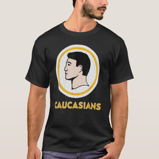 T-shirt Caucasians Vintage Caucasians Pride (Devant)