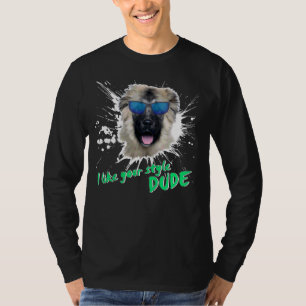 T-shirt caucasien Caucasian J'aime votre style Dud