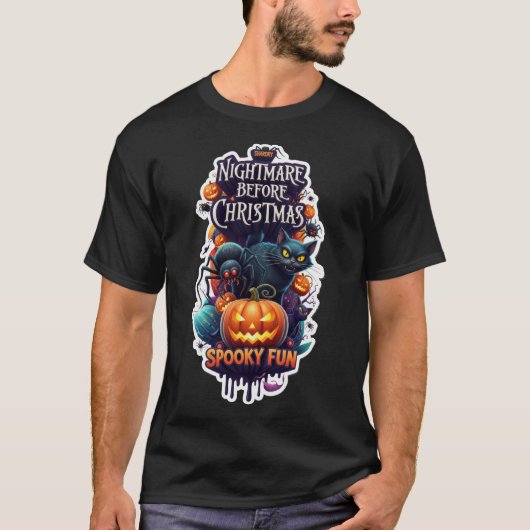 T-shirt Cauchemar avant Noël (Devant)