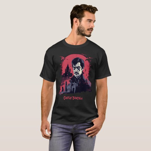 T-shirt Cauchemar gothique (Devant entier)