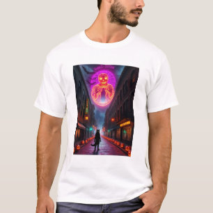 T-shirt **Cauchemar néon d'Halloween**