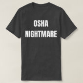 T-shirt Cauchemar OSHA (Design devant)