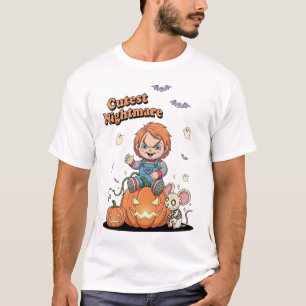 T-shirt Cauchemard Chucky Halloween le plus mignon