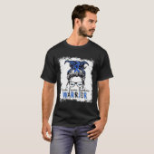 T-shirt Cauda Equina - Guerrier du syndrome du ruban bleu (Devant entier)
