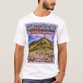 T-SHIRT CAUSEWAY DU GÉANT - ANTRIM NORTHERN IRLANDE UK (Devant)
