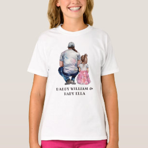 T-shirt Caution père et fille (8)