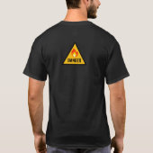 T-shirt Caution Science in Progress (Dos)