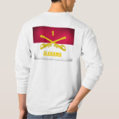 T-shirt Cavalerie de l'Alabama (Dos)