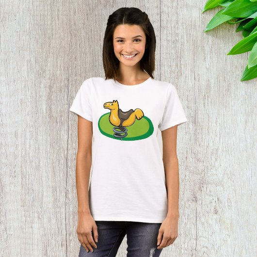 T-shirt Cavalier à ressort de cour de récréation