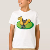 T-shirt Cavalier à ressort de cour de récréation (Devant)