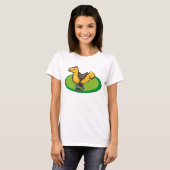 T-shirt Cavalier à ressort de cour de récréation (Devant entier)