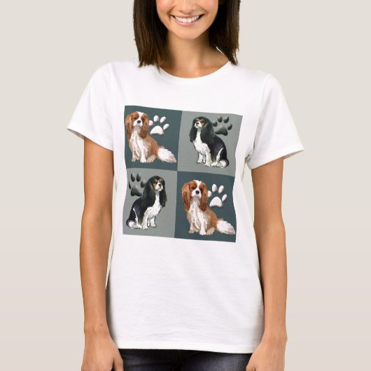 T-shirt Cavalier Charles Spaniel (Devant)