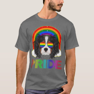 T-shirt Cavalier Chien LGBT Rainbow Gay Lesbian Funny LGBT