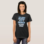 T-shirt Cavalier de Cheval Islandais (Devant entier)