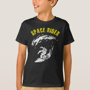 T-shirt Cavalier de l'espace Astronaute en surf