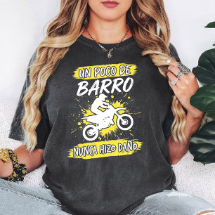 T-shirt Cavalier de Motocross Amusement Boueux