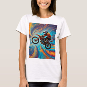 T-shirt Cavalier de motocross et rêves
