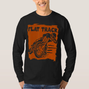 T-shirt Cavalier de motos anciennes sur piste plate de spo