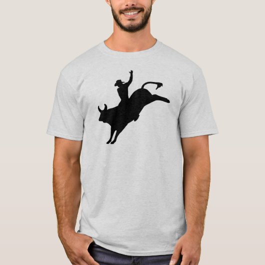 T-shirt Cavalier de rodéo (Devant)