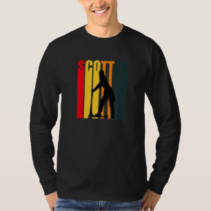 T-shirt Cavalier de scooter rétro Trottinette électrique S
