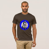 T-shirt Cavalier de scooter sur la cible (Devant entier)